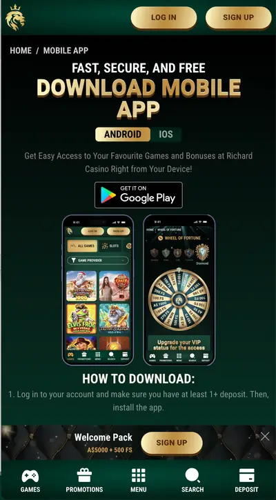 Richard Casino tournaments — leaderboards and prize pools.